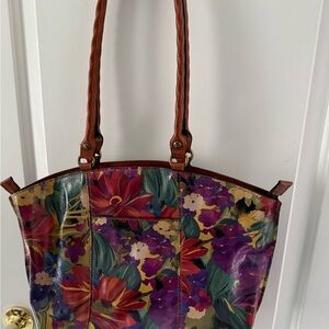Patricia Nash Multicolor Floral Shoulder Bag